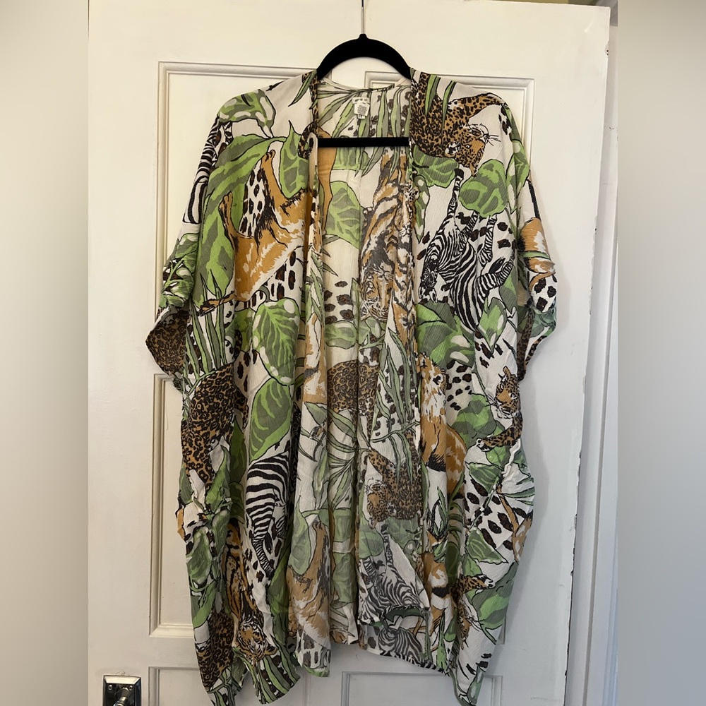 Aerie Animal Print Kimono